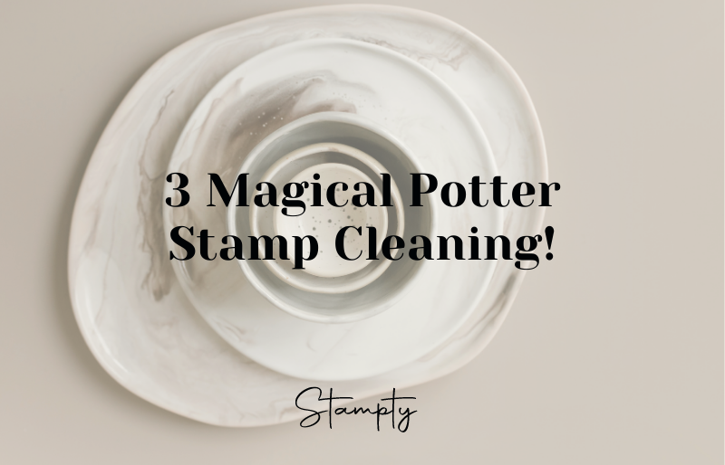 Magical Pottery Stamp Cleaning! ✨🧙♂️