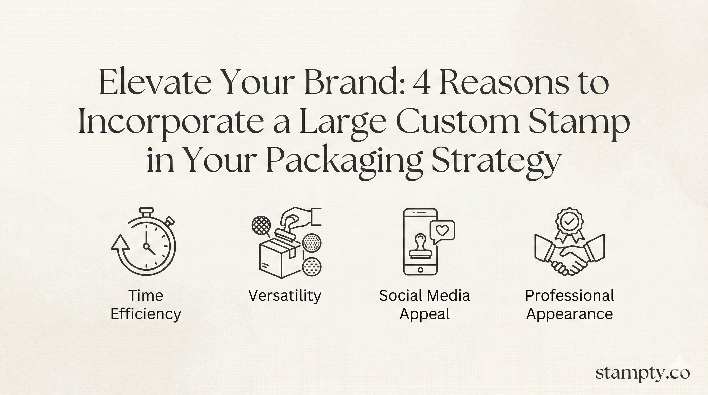 Elevate Your Brand: 4 Reasons to Incorporate a Large Custom Stamp in Your Packaging Strateg