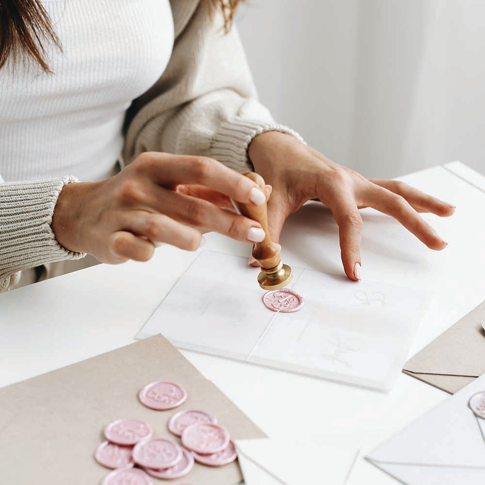 self adhesive wax seal