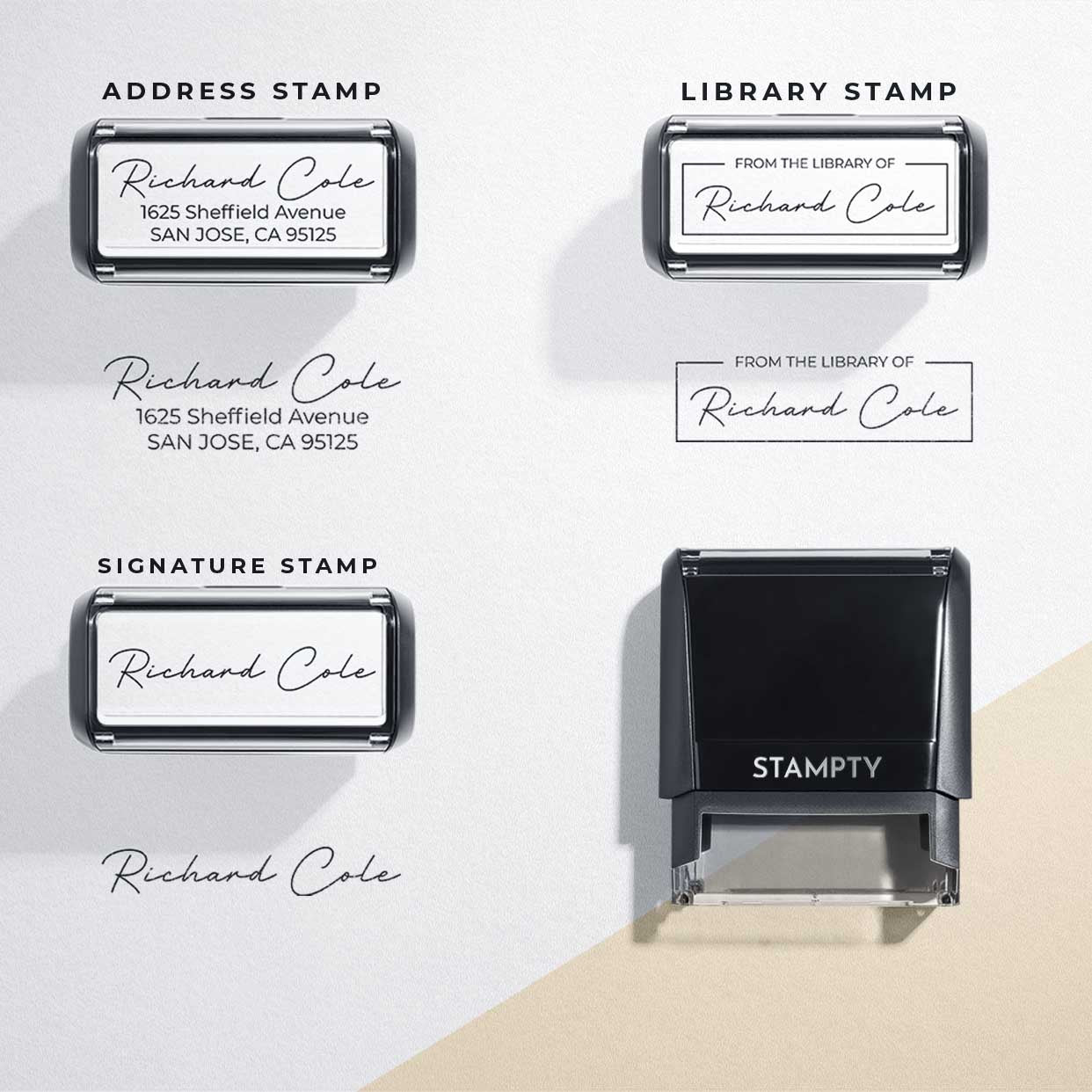 Self Inking Custom Stamp