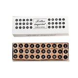 Small Wood Stamp With Date And Number