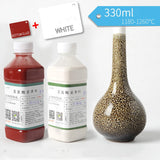 Professional Reactive Leopard Glaze - Liquid Porcelain Color (500ml / 16.9 fl oz)