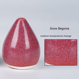 Eco-safe liquid ceramic glaze with flowering crystalline pattern in 500ml bottle