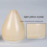 Eco-safe reactive ceramic glaze bottle with flower bloom effect for high-fire pottery