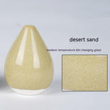 Eco-safe reactive ceramic glaze bottle with flower bloom effect for high-fire pottery