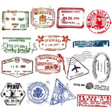 50 transparent stamp doodle stickers