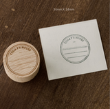Vintage Old Time Whisper Wood Stamp