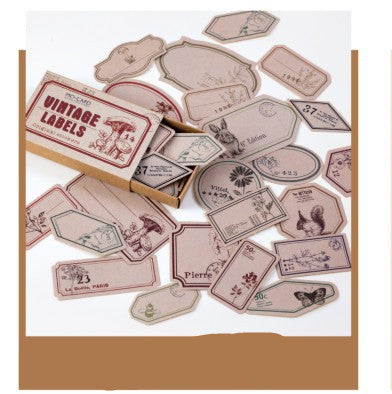 Hand Account Kraft Paper Sticker Decoration DIY