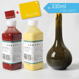 Professional Reactive Leopard Glaze - Liquid Porcelain Color (500ml / 16.9 fl oz)