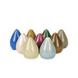 Eco-safe liquid ceramic glaze bottle with flower bloom reactive finish for high-fire pottery