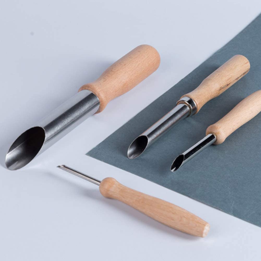Stampty™ Pack of 4 Circular Clay Hole Cutters for Pottery