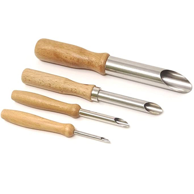 Stampty™ Pack of 4 Circular Clay Hole Cutters for Pottery